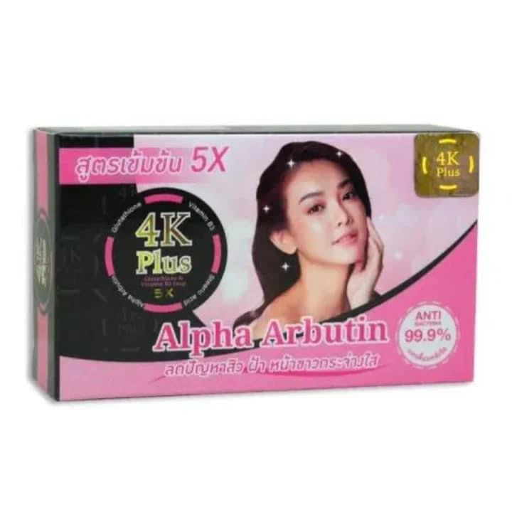 4K PLUS ALPHA ARBUTIN FACE SOAP 100g