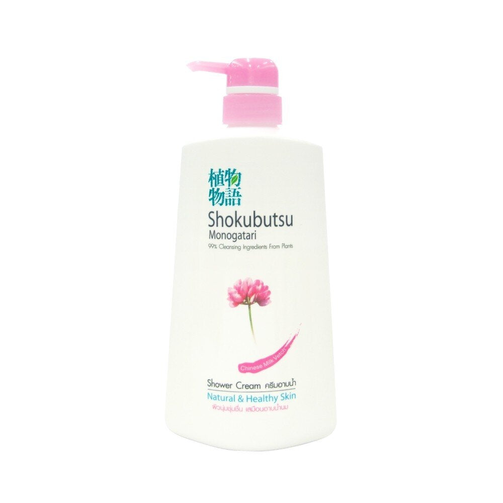 Shokubutsu Monogatari Chinese Milk Vetch Shower Cream 500ml
