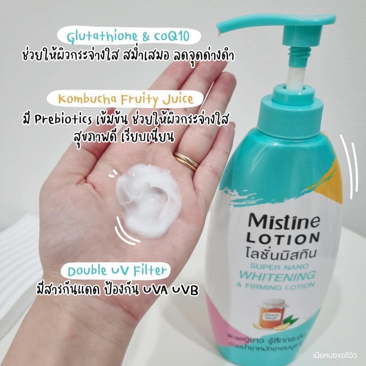 Mistine Super Nano Whitening & Firming Lotion 400ml