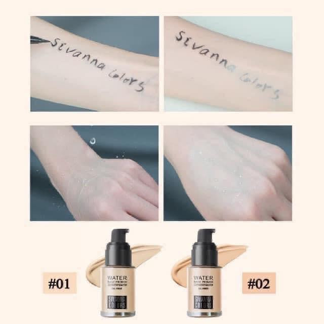 Sivanna Powderless Liquid Foundation Oil Free SPF35 PA+++