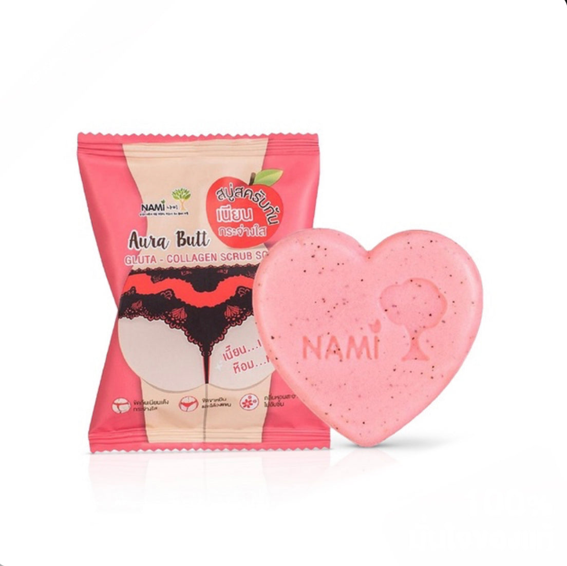 NAMI AURA BUTT GLUTA-COLLAGEN SCRUB SOAP 60g