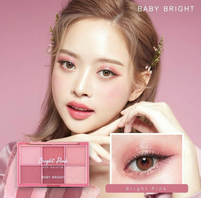 Baby Bright Eye Pink Palette Matte&Shimmer 0.7g x 6colors