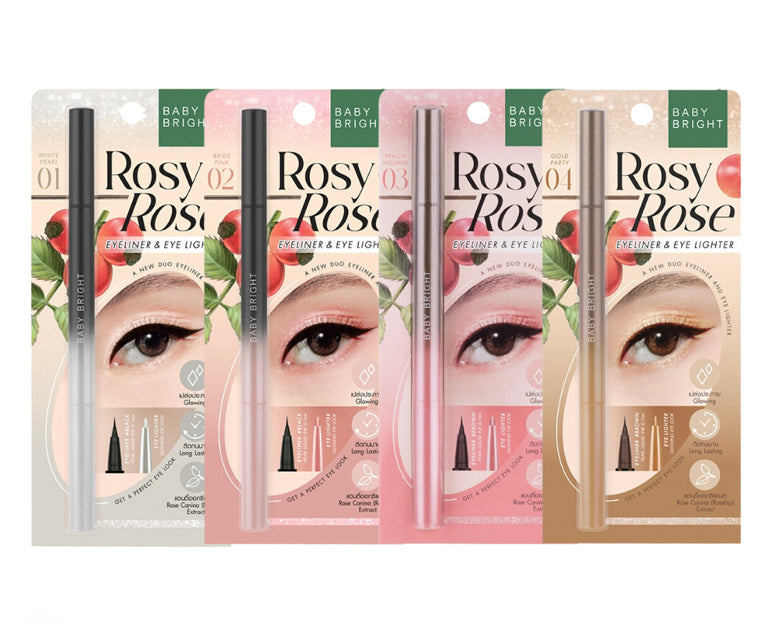 BABY BRIGHT Rosie Rose Eyeliner & Eyelighter 0.3ml+0.2g