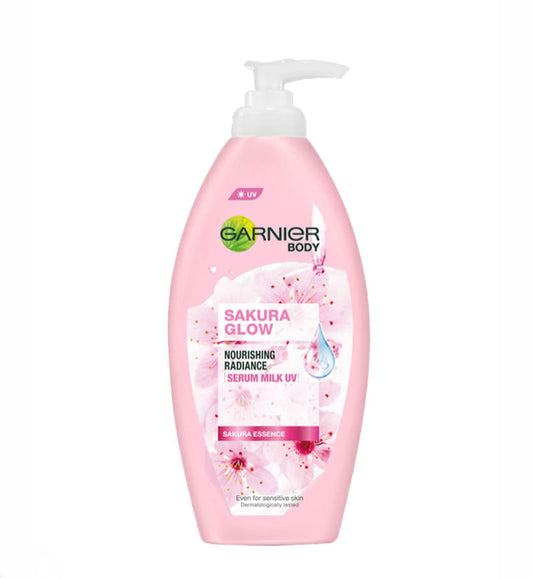 Garnier Sakura White Body Serum Milk UV Lotion 400g