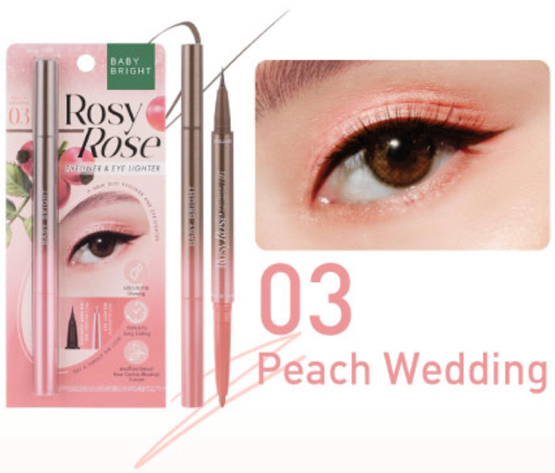 BABY BRIGHT Rosie Rose Eyeliner & Eyelighter 0.3ml+0.2g