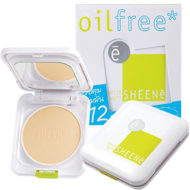 Sheene Oil Free Cake Powder SPF25/PA++ with Refill #02 8g+8g