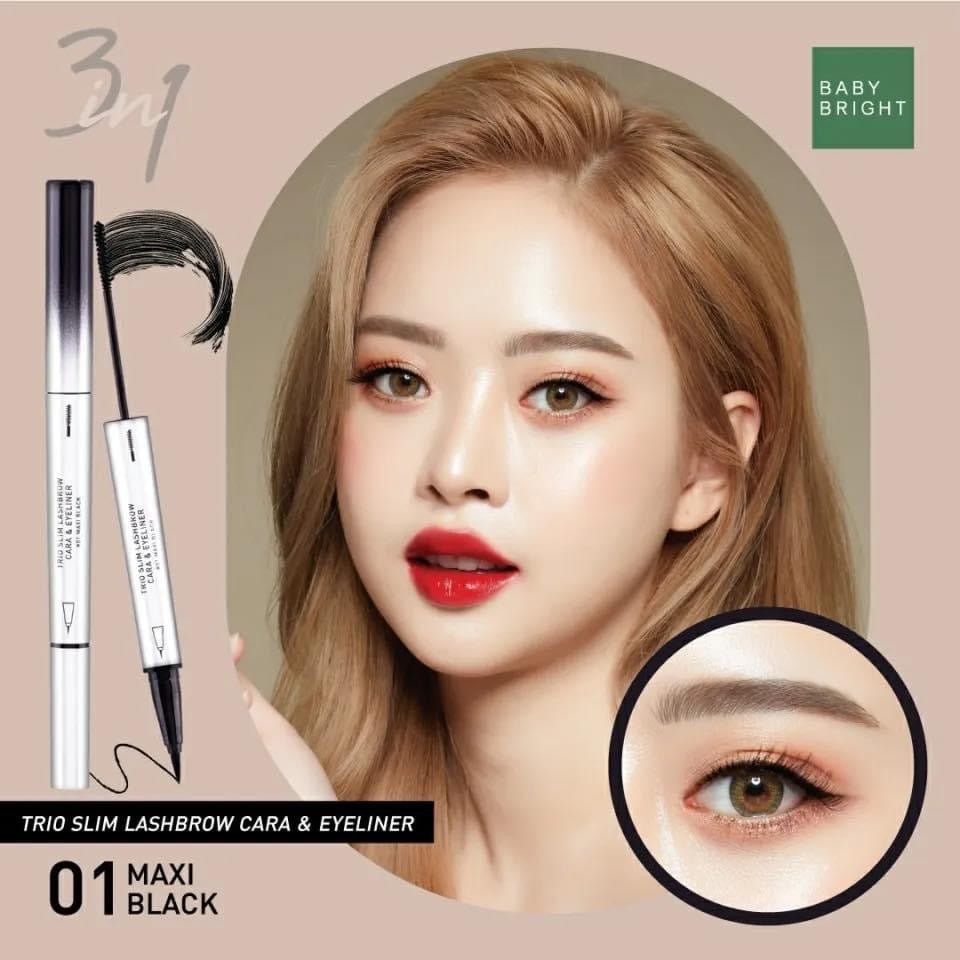 Baby Bright Trio Slim Lashbrow Cara & Eyeliner 2G+0.5ML