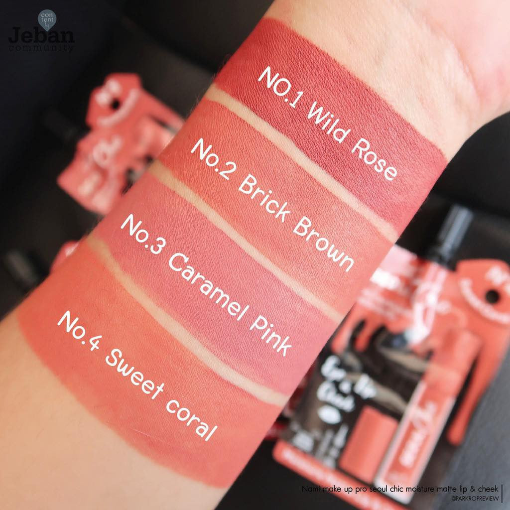 Nami Make Up Pro Seoul Chic Moisture Matte Lip & Cheek 2ml