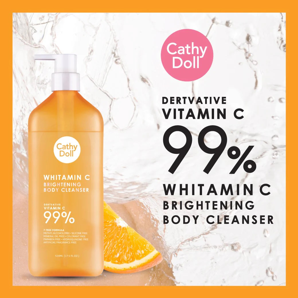 CATHY DOLL WHITAMIN C BRIGHTENING BODY CLEANSER 520ml