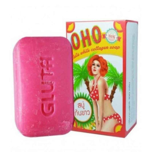 OHO Gluta White Collagen Butt Soap 100g