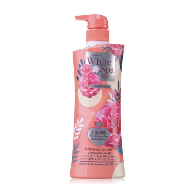 Mistine White Spa Rose' Plus Vitamin E Body Lotion 400ml