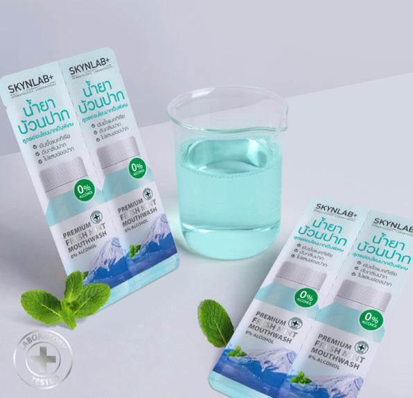 Skynlab Premium Fresh Mint Mouth Wash 7.5ml+7.5ml