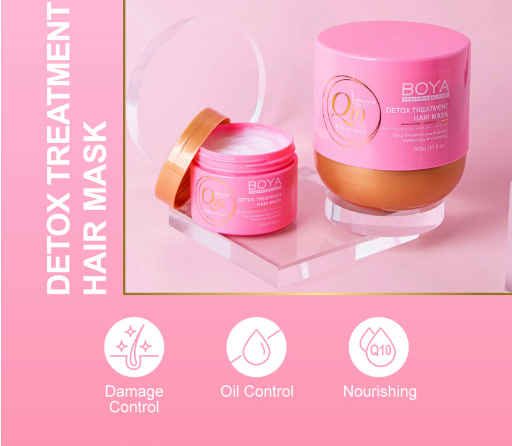 BOYA Q10 DETOX TREATMENT HAIR MASK 500g