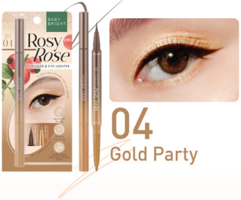 BABY BRIGHT Rosie Rose Eyeliner & Eyelighter 0.3ml+0.2g