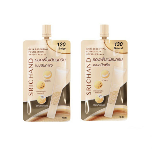 ศรีจันทร์ สกิน เอสเซนเชียล ฟาวเดชั่น SPF50+/PA++++ 6มล