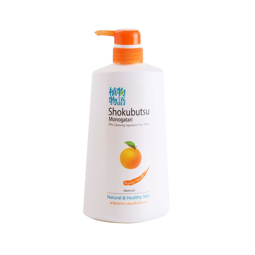 Shokubutsu Monogatari Orange Peel Oil Shower Cream 500ml