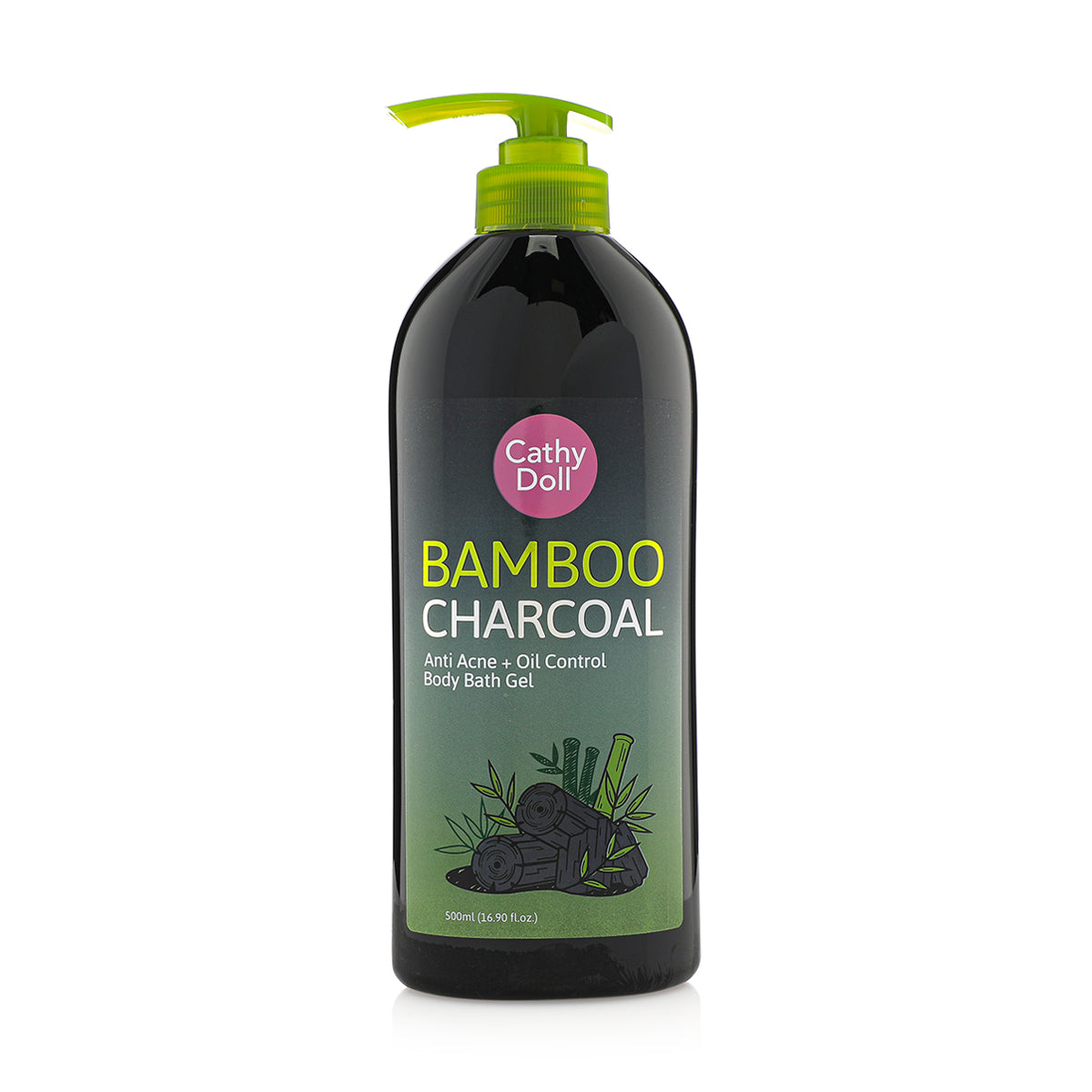 CATHY DOLL BAMBOO CHARCOAL BODY BATH GEL 500ml