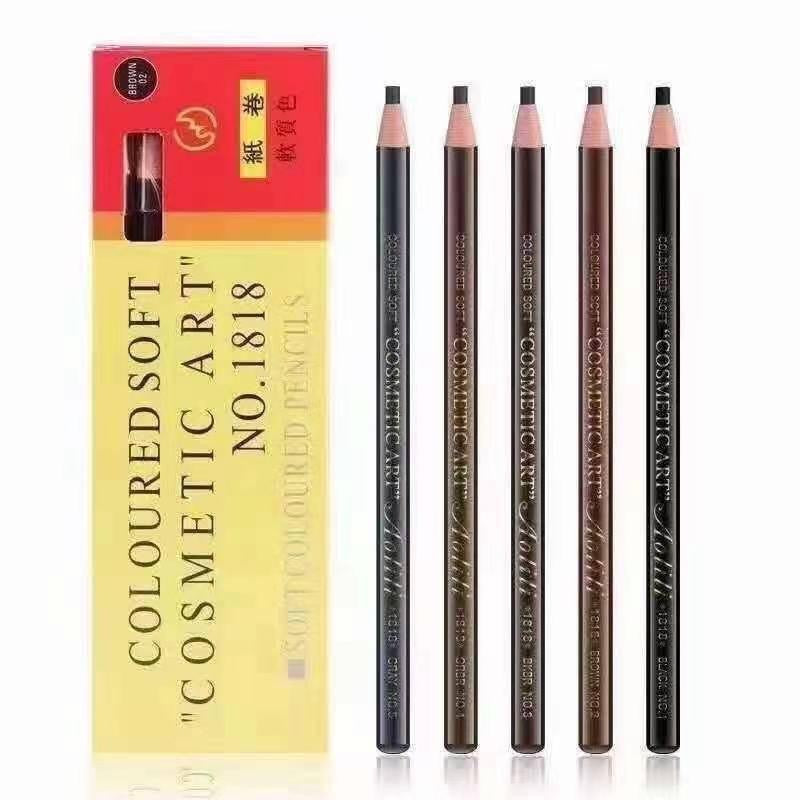 Coloured Soft Cosmetic Art Eyebrown Pencil