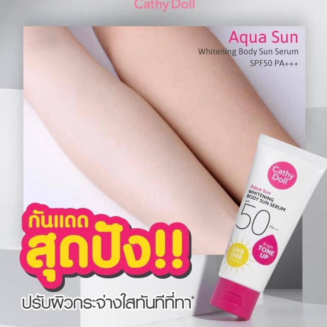 Cathy Doll Aqua Sun Whitening Body Sun Serum SPF50 PA+++ 138ml