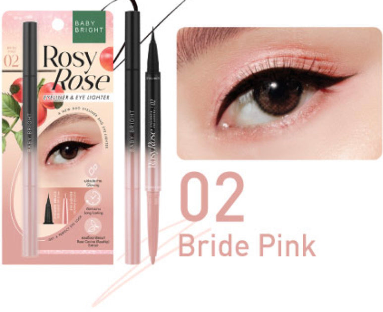 BABY BRIGHT Rosie Rose Eyeliner & Eyelighter 0.3ml+0.2g