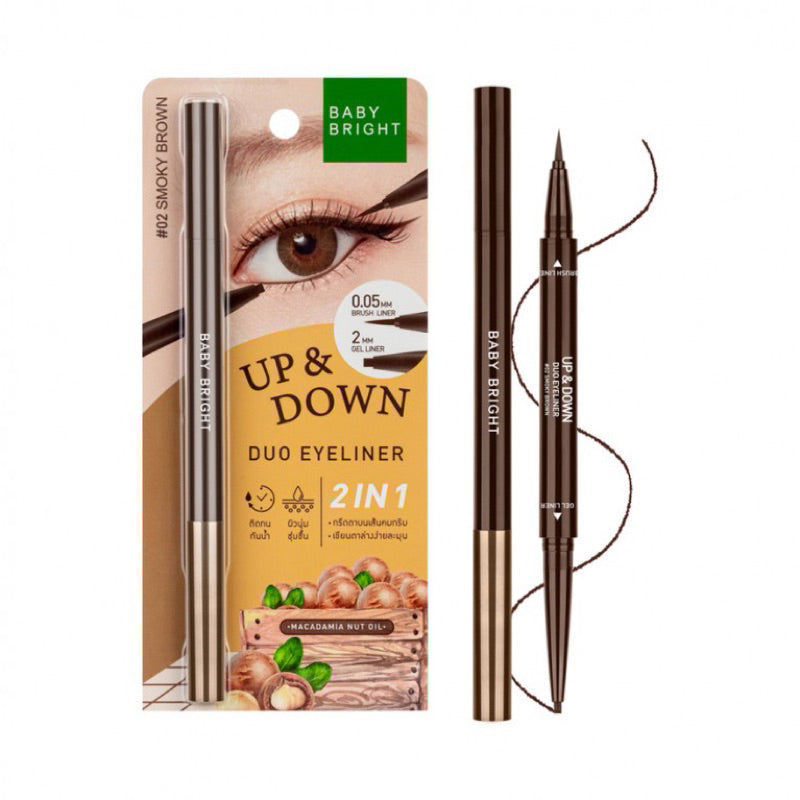 Baby Bright Up And Down Duo Eyeliner 0.1G+0.3G