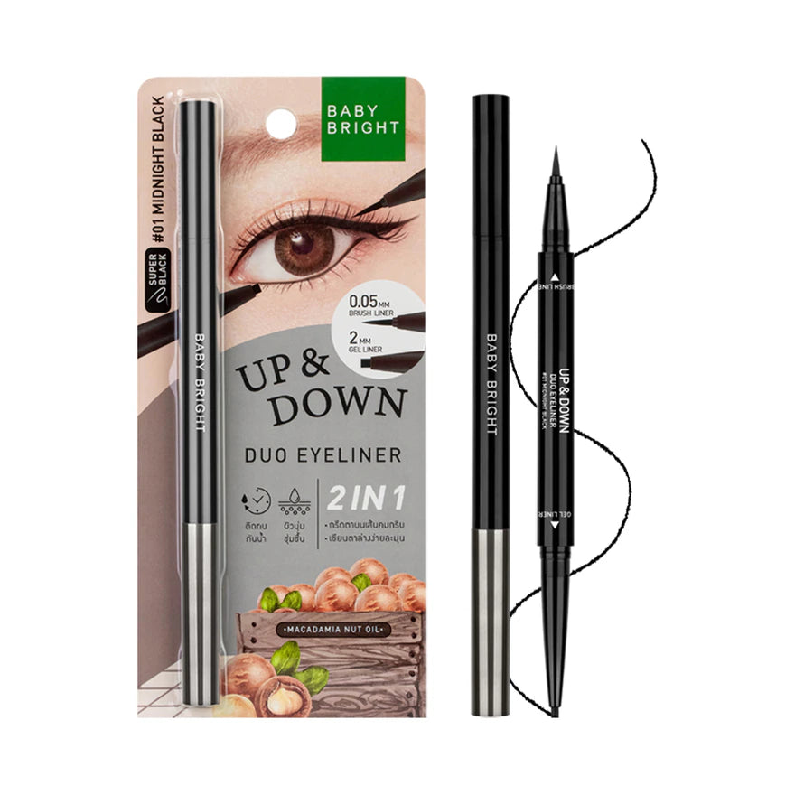 Baby Bright Up And Down Duo Eyeliner 0.1G+0.3G