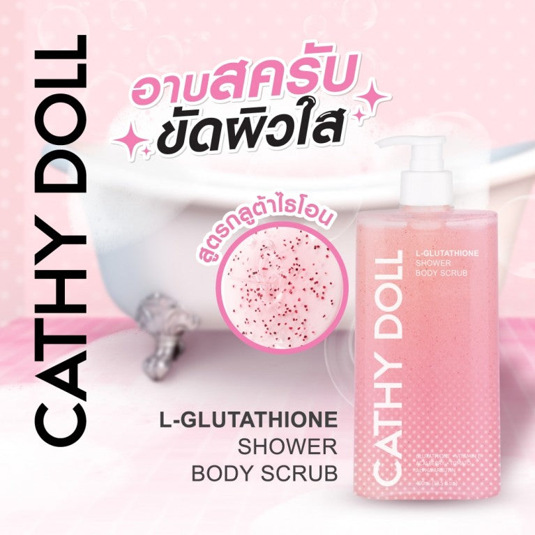 Cathy Doll L-Glutathione Shower Body Scrub 2in1 400ml