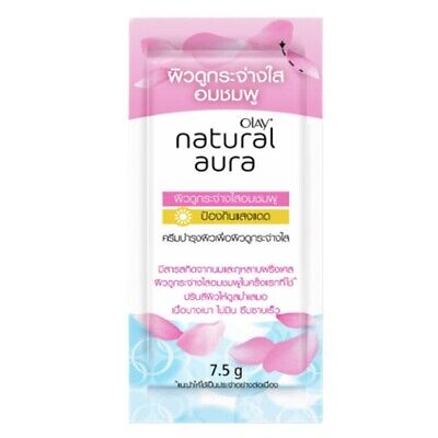 Olay Natural Aura Pinkish Glow UV Protection Whitening Brightening 7.5 g