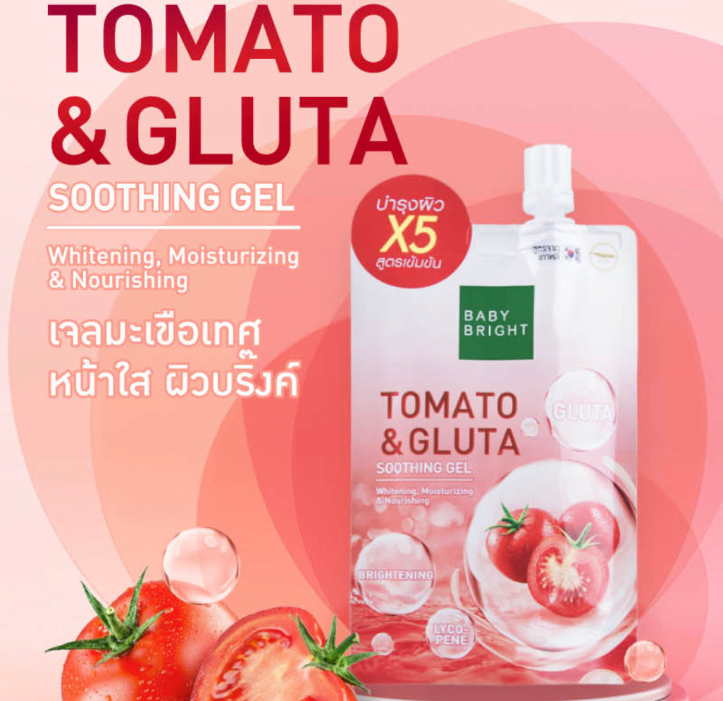 BABY BRIGHT TOMATO & GLUTA SOOTHING GEL 50G