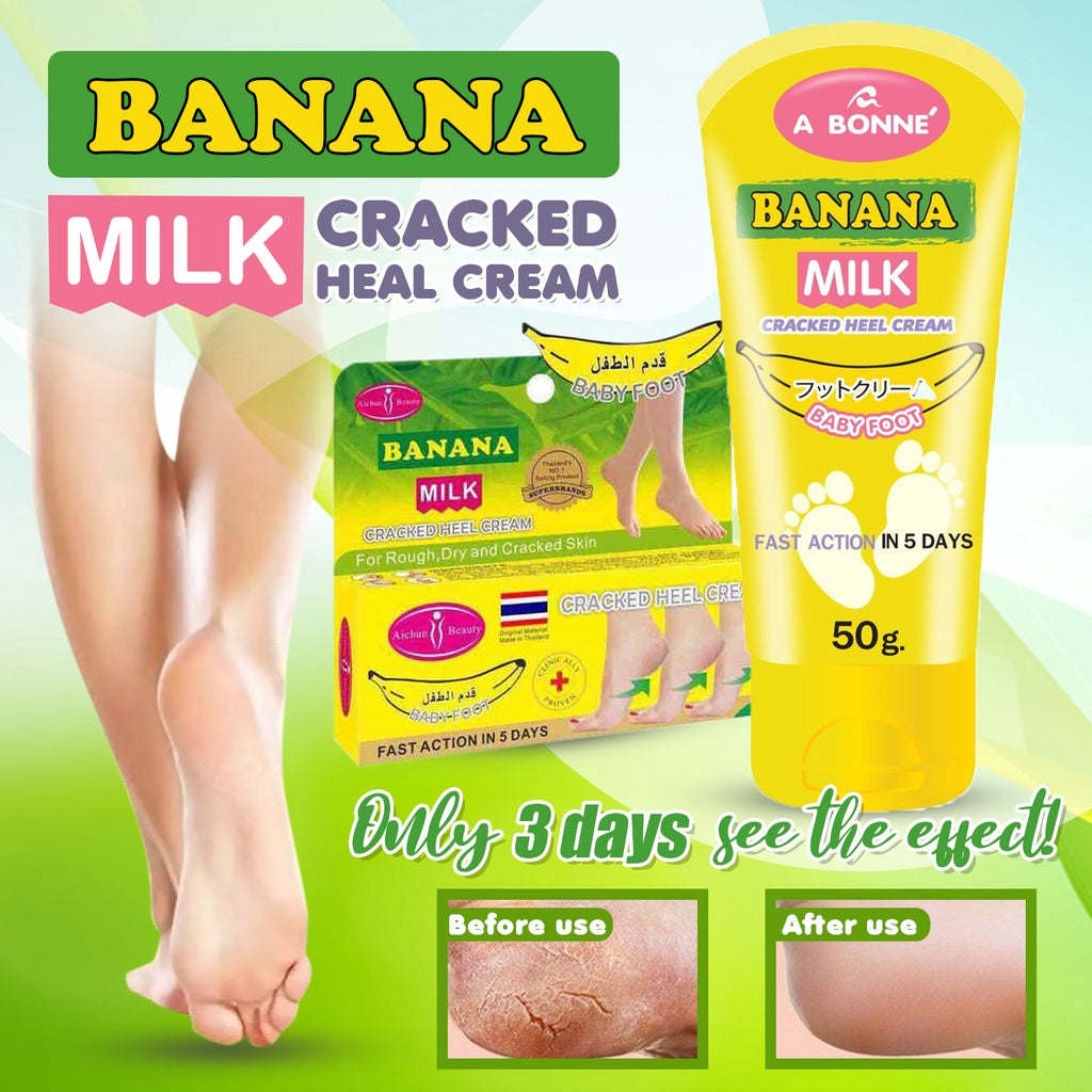 A Bonne Banana Milk Cracked Heel Cream