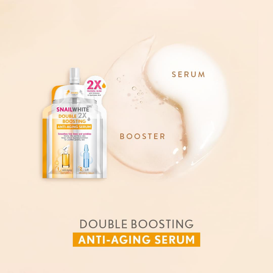 SnailWhite Double Boosting Anti-Aging Serum 4ml+4ml