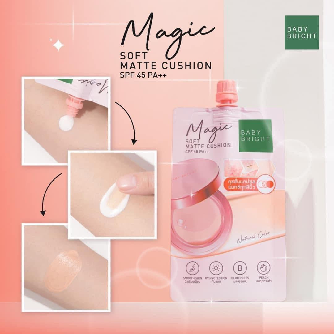 Baby Bright Magic Soft Matte Cushion SPF45 PA++ 7g