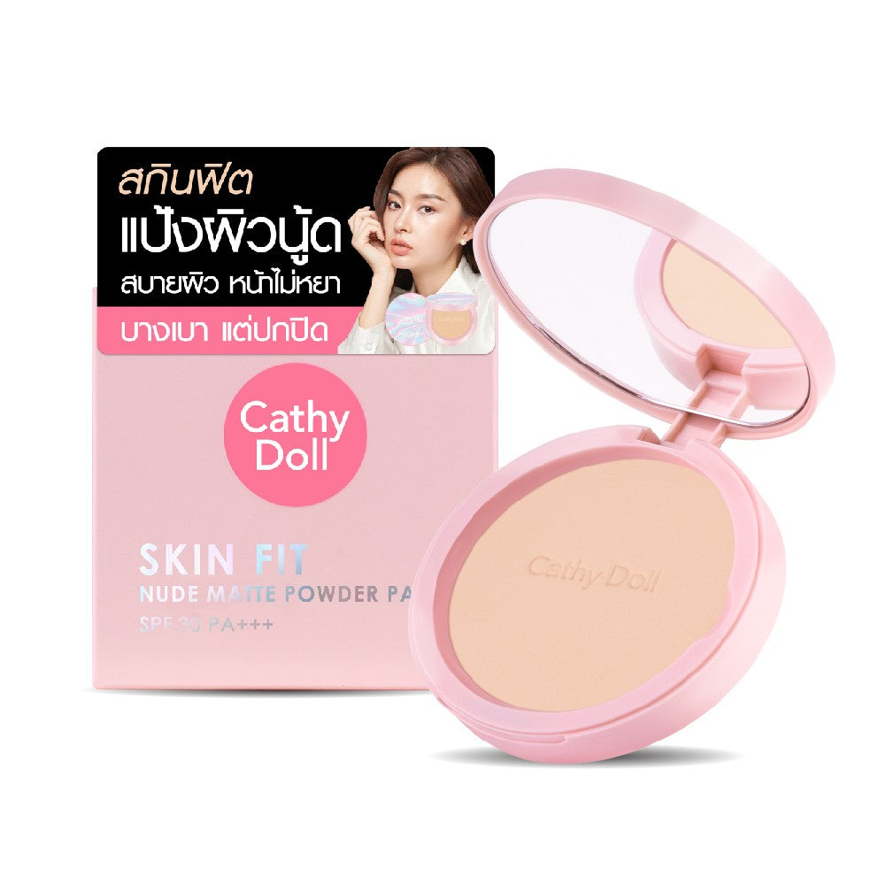 Cathy Doll Skin Fit Nude Matte Powder Pact SPF30 PA+++ 4.5g