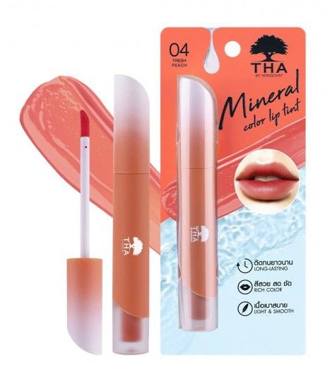 THA Mineral Color Lip Tint Long Lasting Clear & Smooth #04