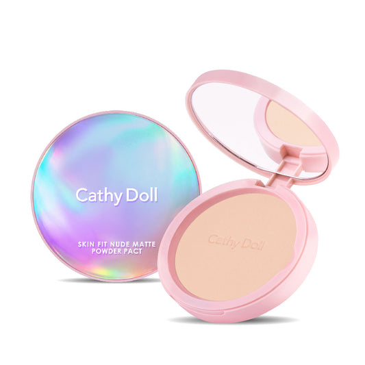 Cathy Doll Skin Fit Nude Matte Powder Pact SPF30 PA+++ #03