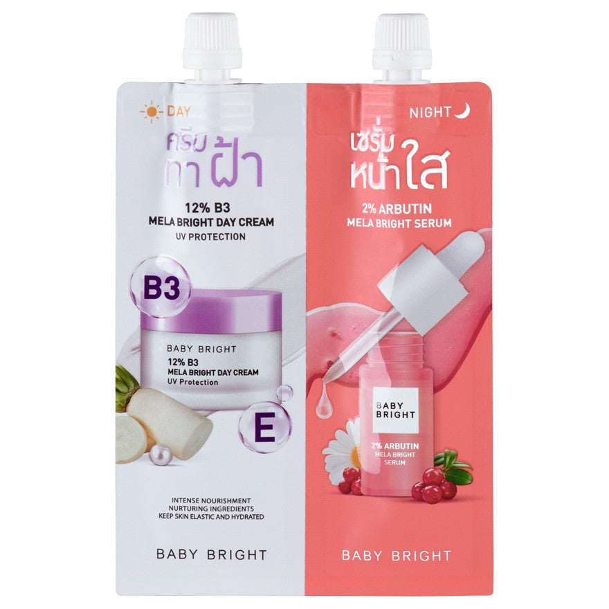 BABY BRIGHT DAY & NIGHT MELA BRIGHT SET SACHET 6g+6g