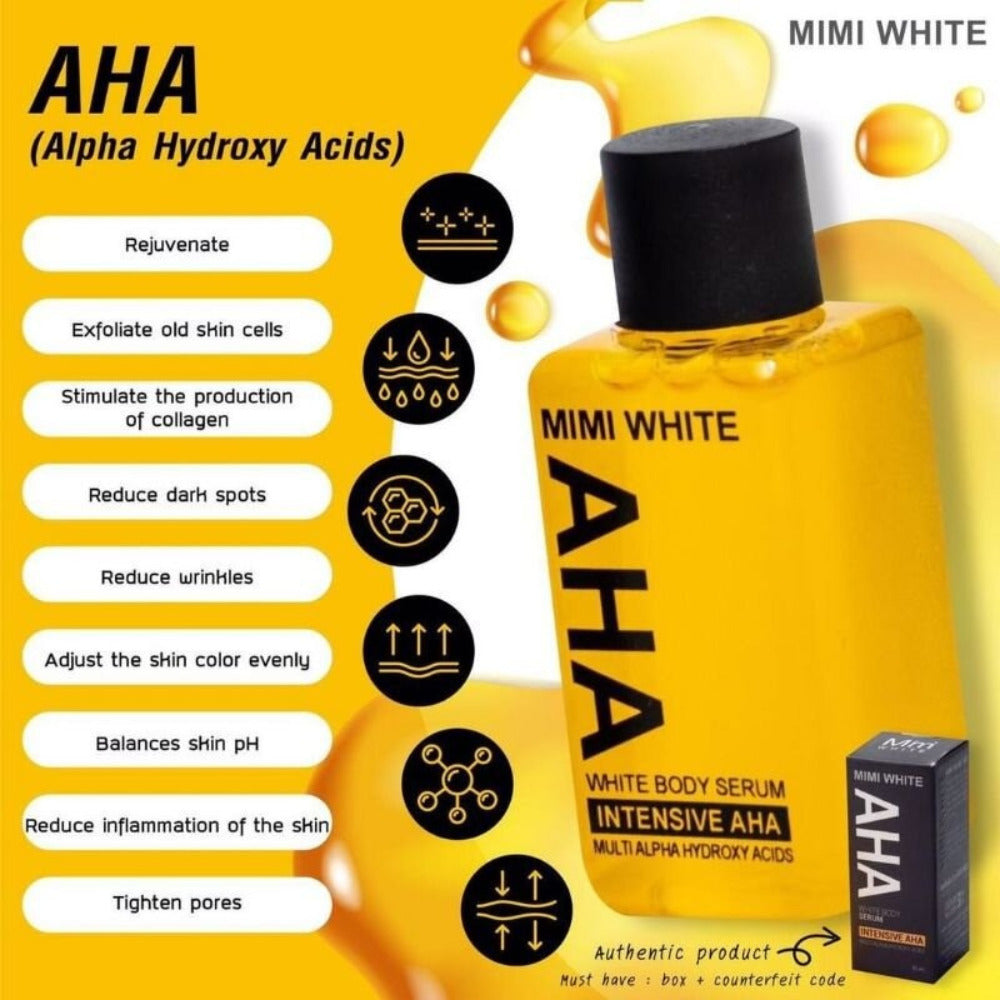 Mimi White AHA Body Serum