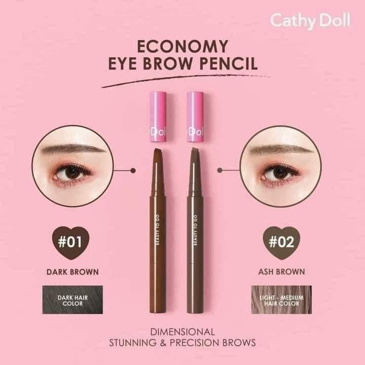 Cathy Doll Beauty To Go Economy Eye Brow Pencil 0.16ก