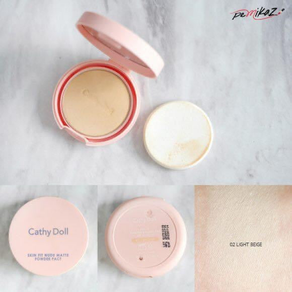 Cathy Doll Skin Fit Nude Matte Powder Pact SPF30 PA+++ 4.5g