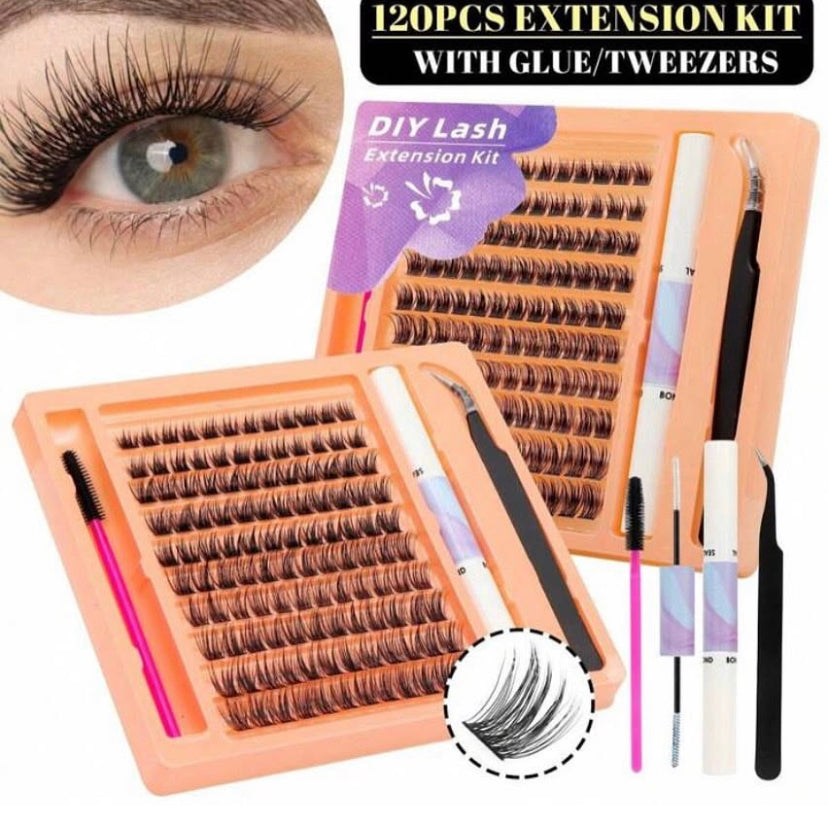 DIY Eyelash Extensions Kit 120pc