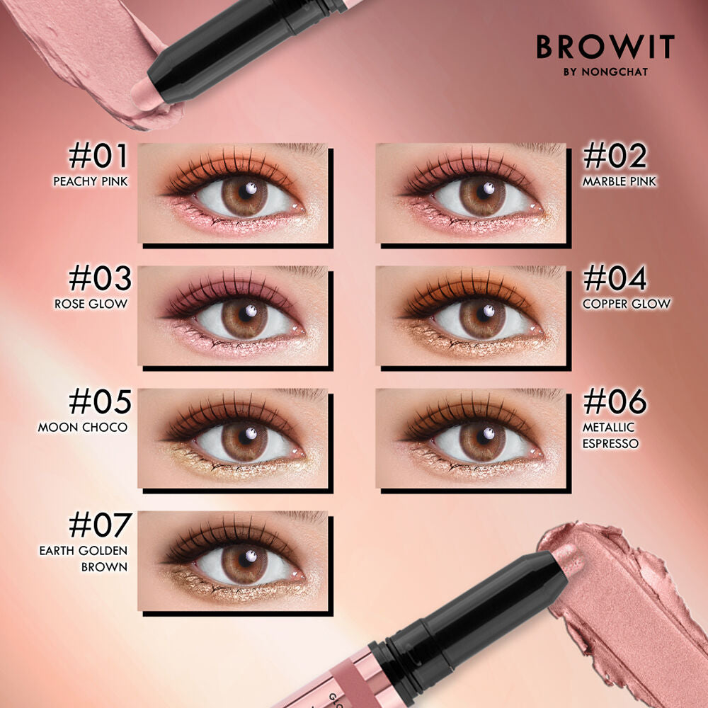 Browit Eyedol Matte & Glow Shadow Stick