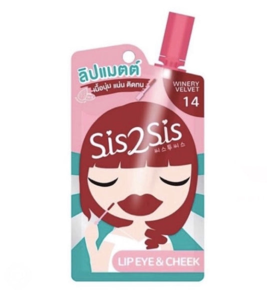 Sis2Sis Lip Eye Cheek Creamy Matte #14