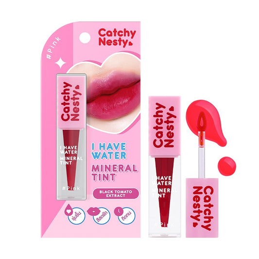 Catchy Nesty I Have Water Mineral Lip Tint #สีชมพู