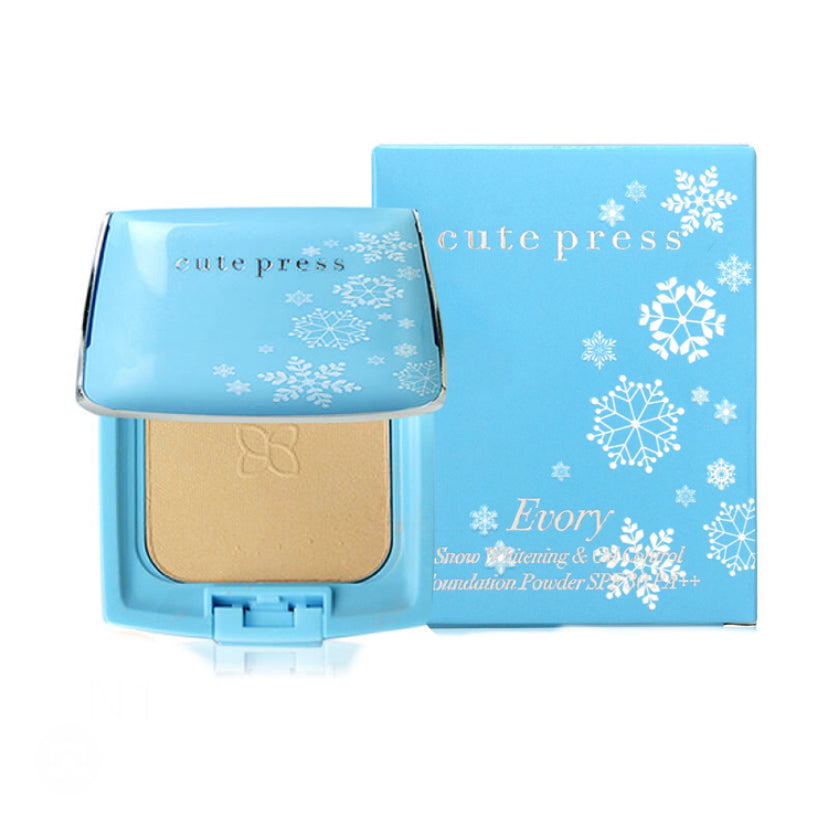 Cute Press Evory Snow Whitening & Oil Control Foundation Powder SPF30/PA++