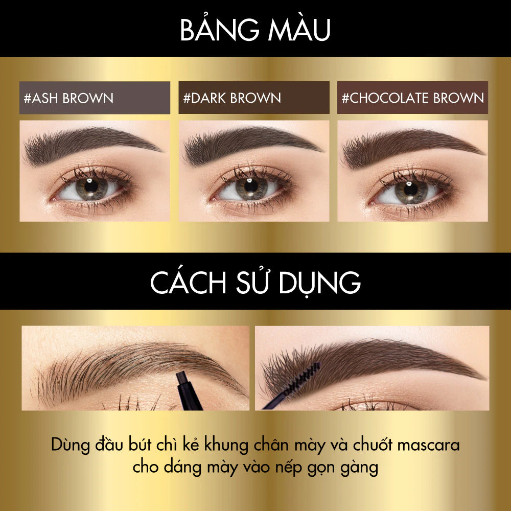 Browit Ultra Fine Duo Eyebrow Pencil & Mascara 0.16G+1.26G