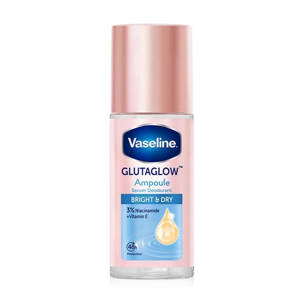 Vaseline Roll-On Serum GlutaGlow Ampoule Deodorant #Bright & Dry