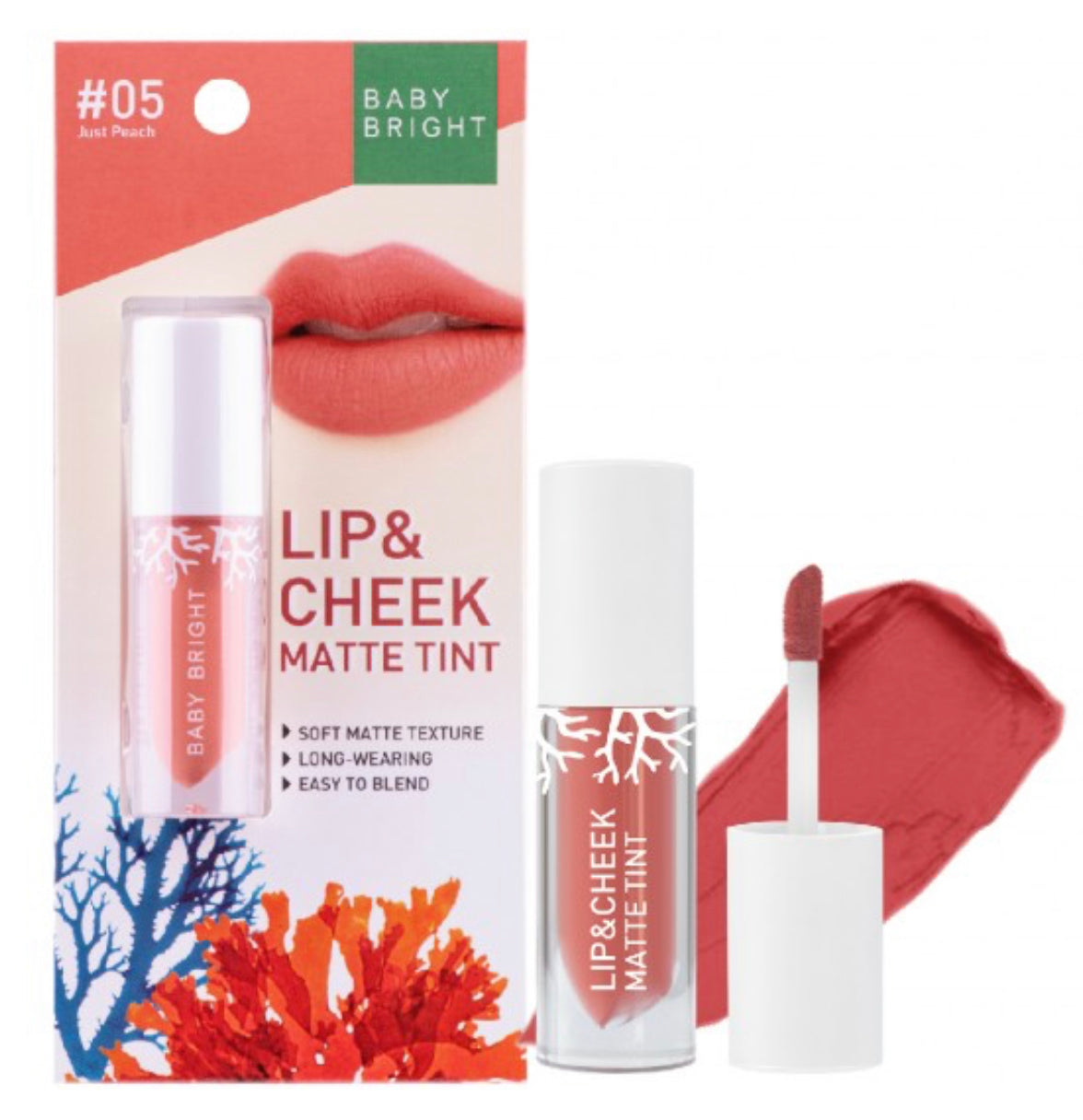 Baby Bright Lip&Cheek Matte Tint #05