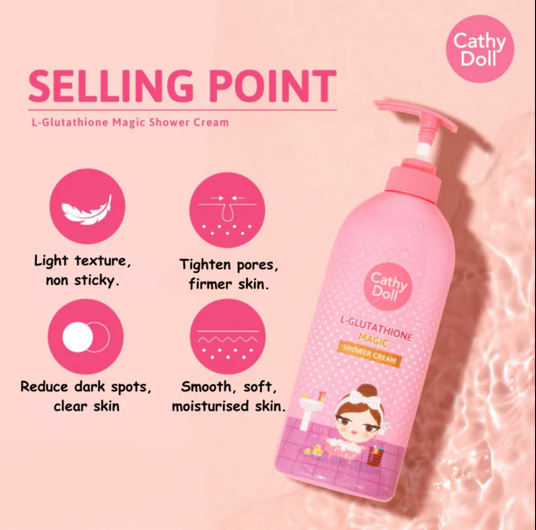 CATHY DOLL L-GLUTATHIONE MAGIC SHOWER CREAM 500ml