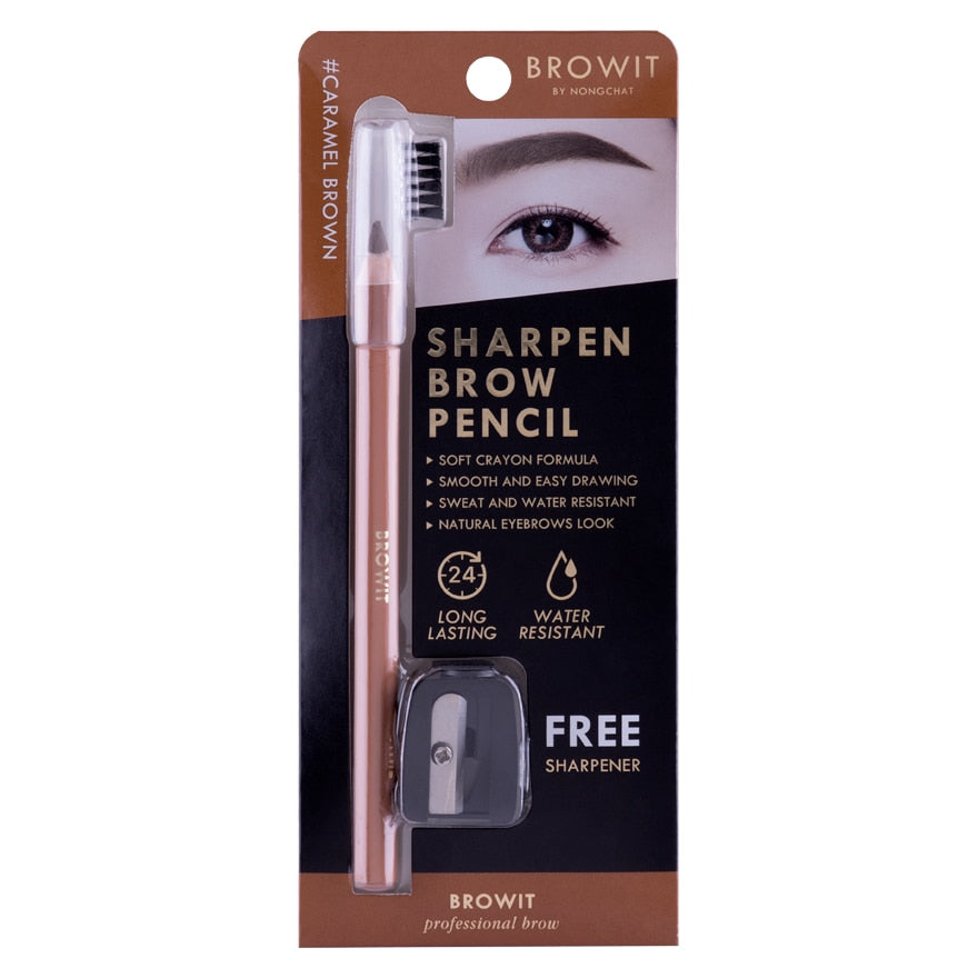 Browit Sharpen Brow Pencil #Caramel Brown