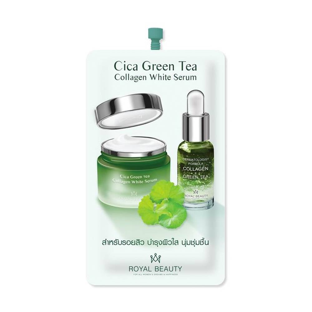 Royal Beauty Cica Green Tea Collagen White Serum 8g